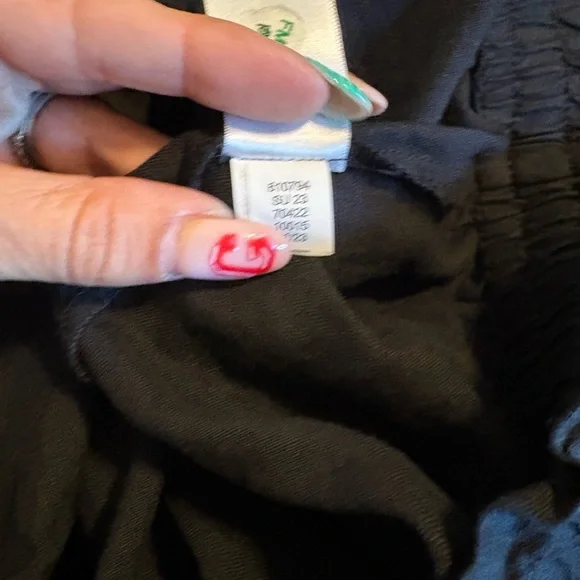 NWT new LOFT High Waist Black Women's Shorts size large 0205 - Picture 7 of 9